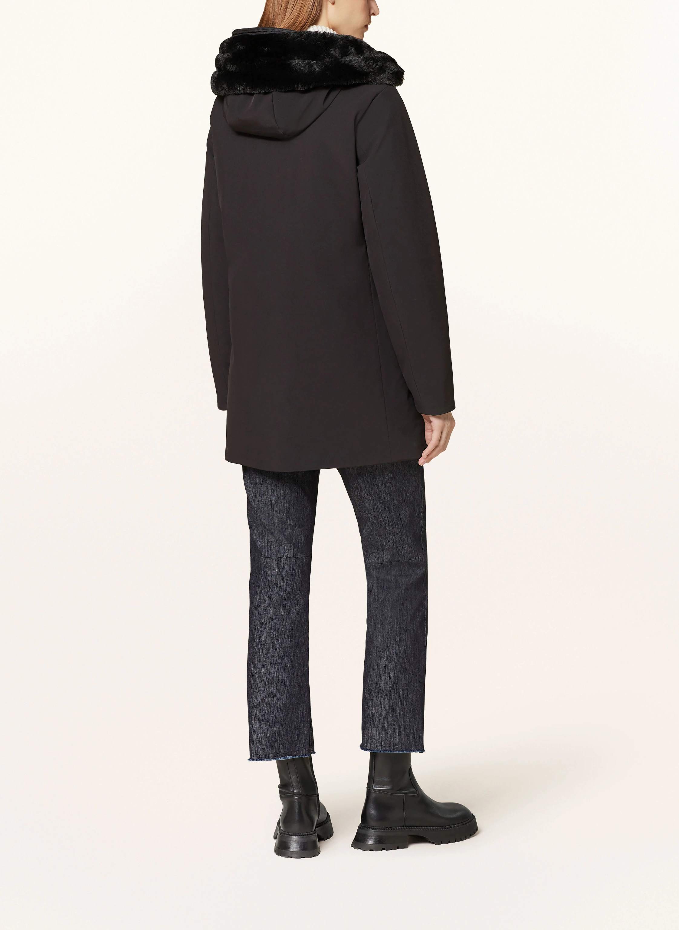WOOLRICH Daunenparka FIRTH mit Lammfell