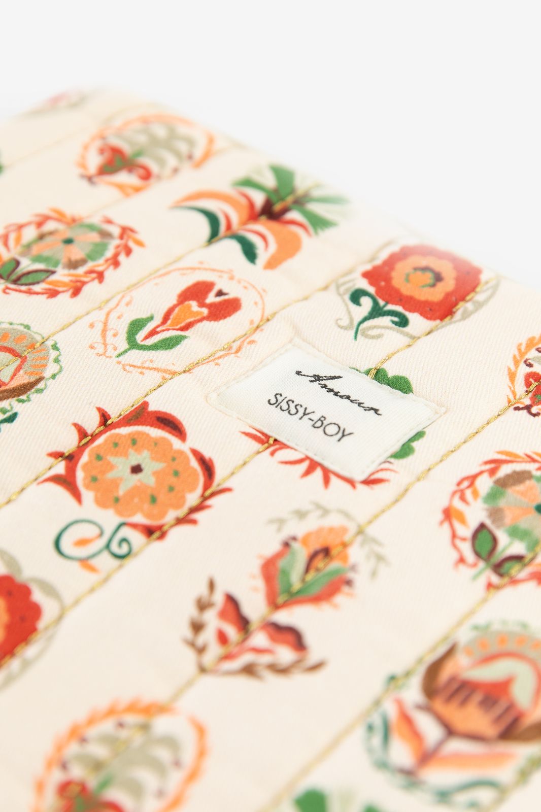 Multicolour laptophoes met bloemenprint
