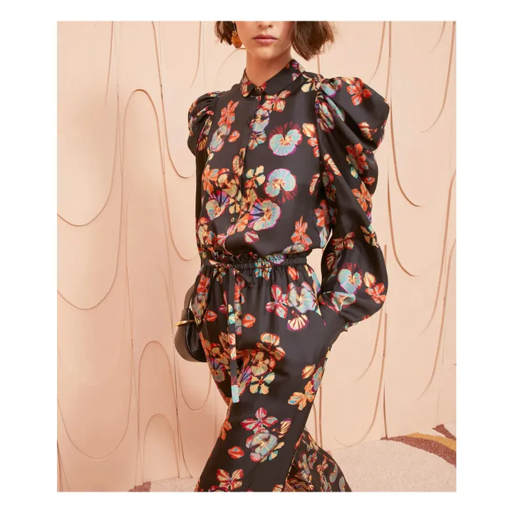 Ulla Johnson Blouse Dari Soie | Noir