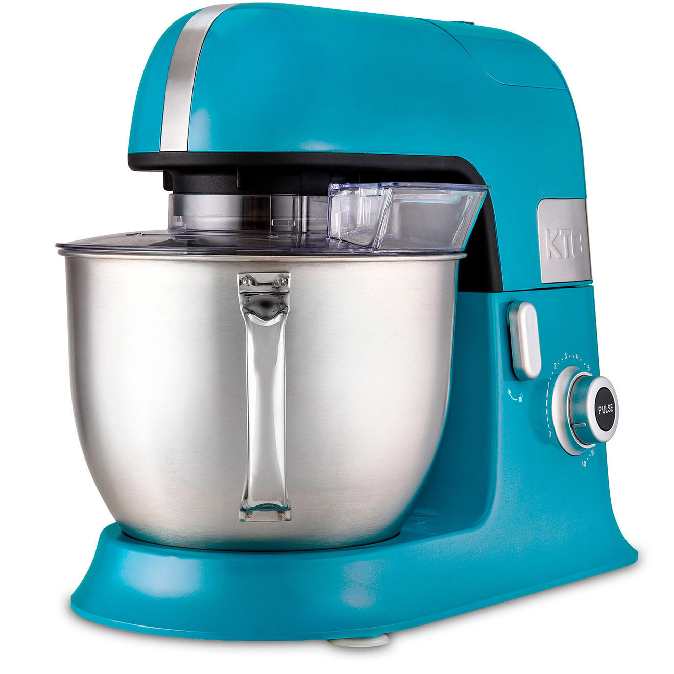 Kitchencook Robot pétrin avec bras amovible à 35° bleu - 6.5 L