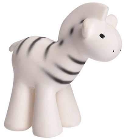 Tikiri Beißring - Naturgummi - Zebra - Weiß/Schwarz