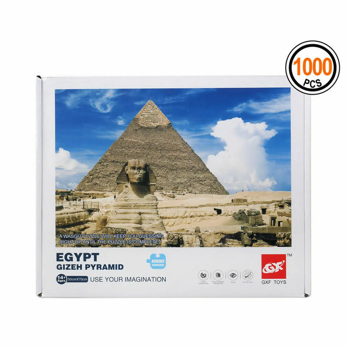 BigBuy Kids Puzzle Egypt Gizeh Pyramid