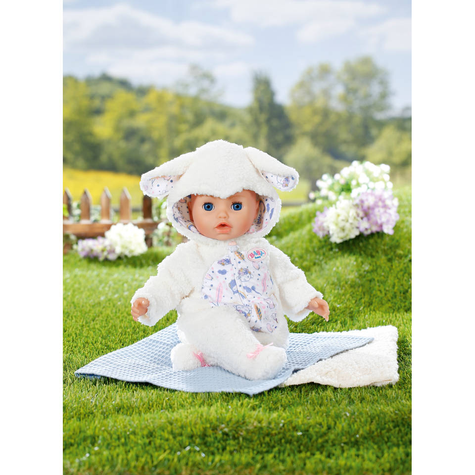BABY born schaap onesie - 43 cm