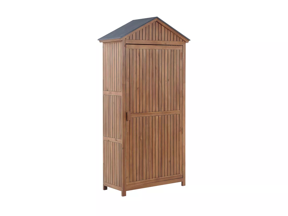 Armoire de jardin SAVOCA Acacia 100 cm 40 cm Marron