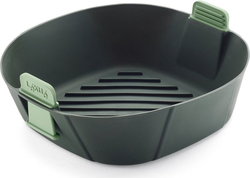 Airfryer Mandje - Zwart - Aanpasbaar Ontwerp - Uitschuifbare Handvatten