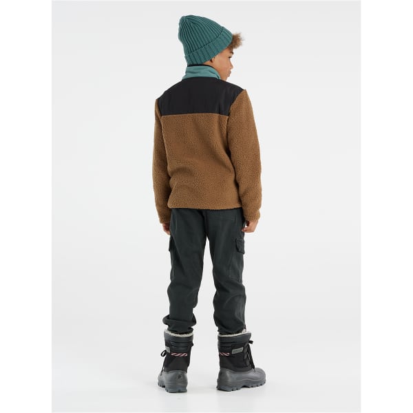 Veste polaire PROTEST PRTHERON JR FULLZIPTOP SANDY BROWN