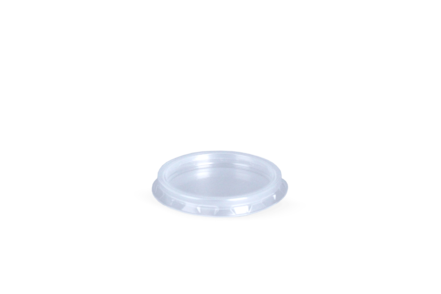 Deksel rond bakje 30cc Ø46mm Transparant