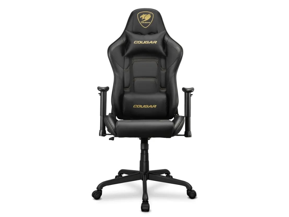 COUGAR Gaming Silla Armor Elite Royal, PC gamingstol, 120 kg, Polstret sæde, Polstret ryglæn, Sort, Stål
