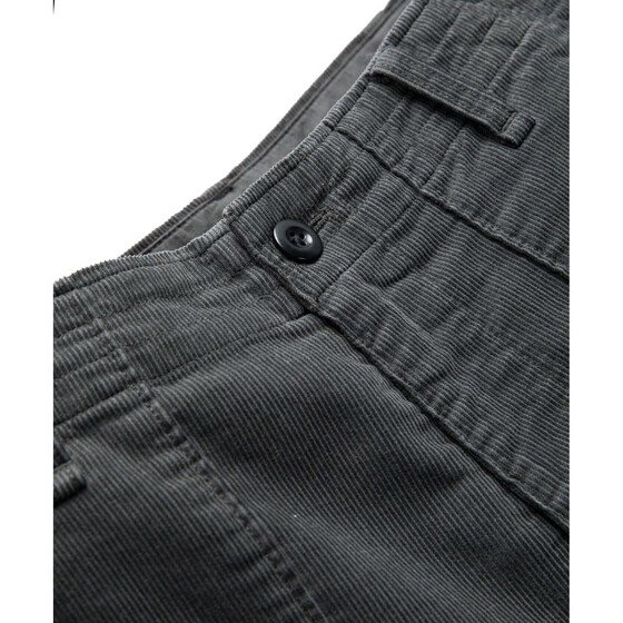 Outerknown Seventyseven Cord Shorts Faded Black Men SU24