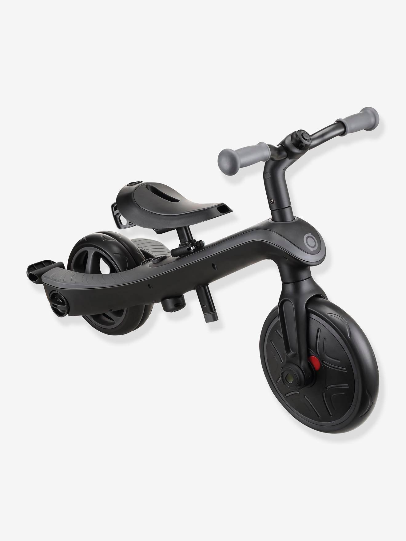 Triciclo infantil de luxo GLOPBER Explorer 4 em 1 cinza