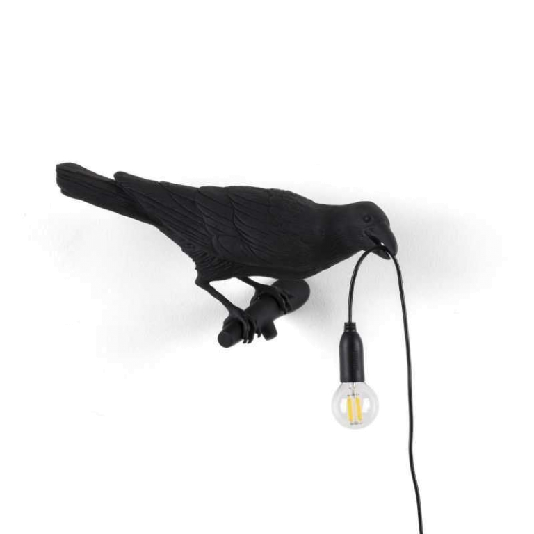 Seletti Bird Looking wandlamp rechts buiten wit
