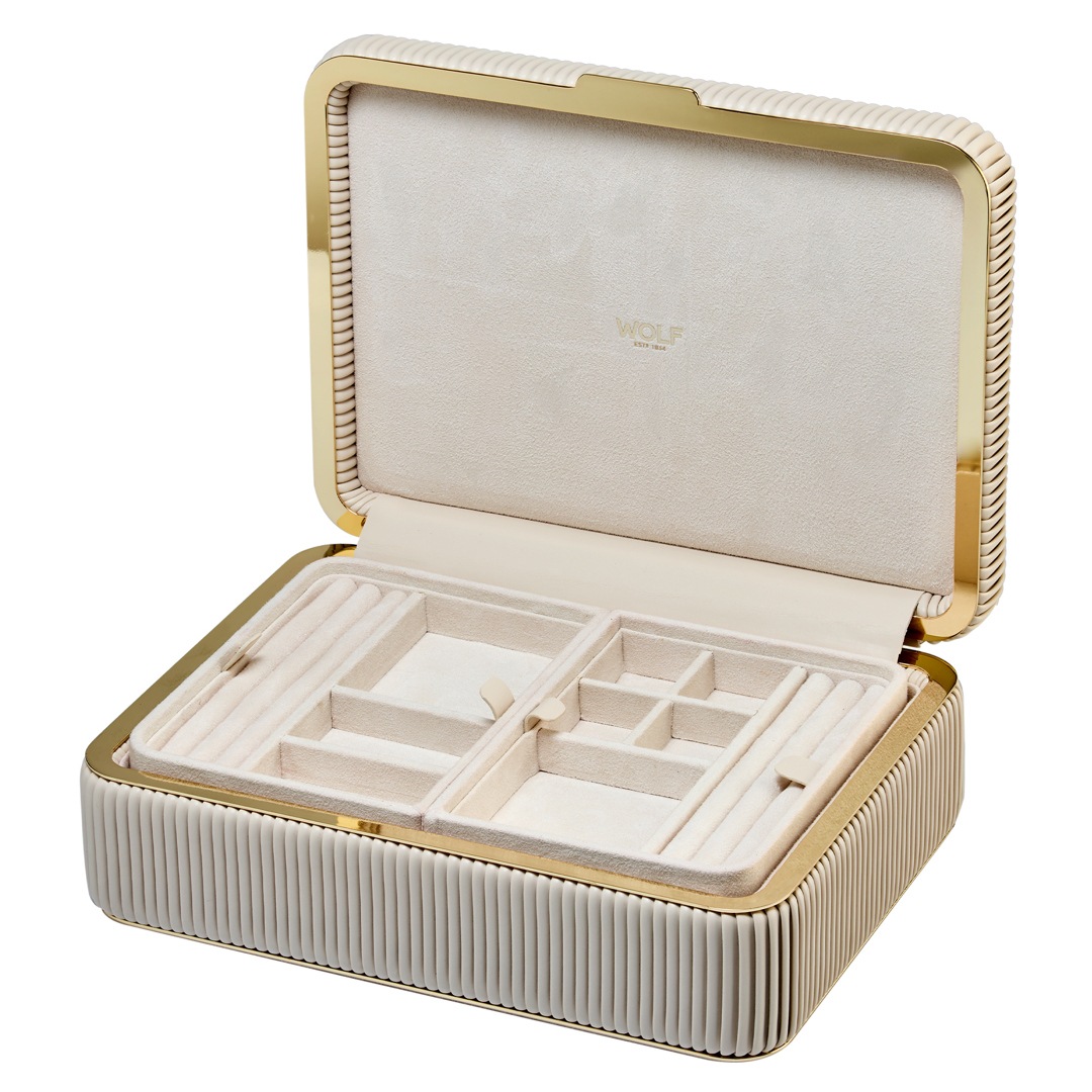 Wolf 1834 Bella Schmuckbox Medium Beige