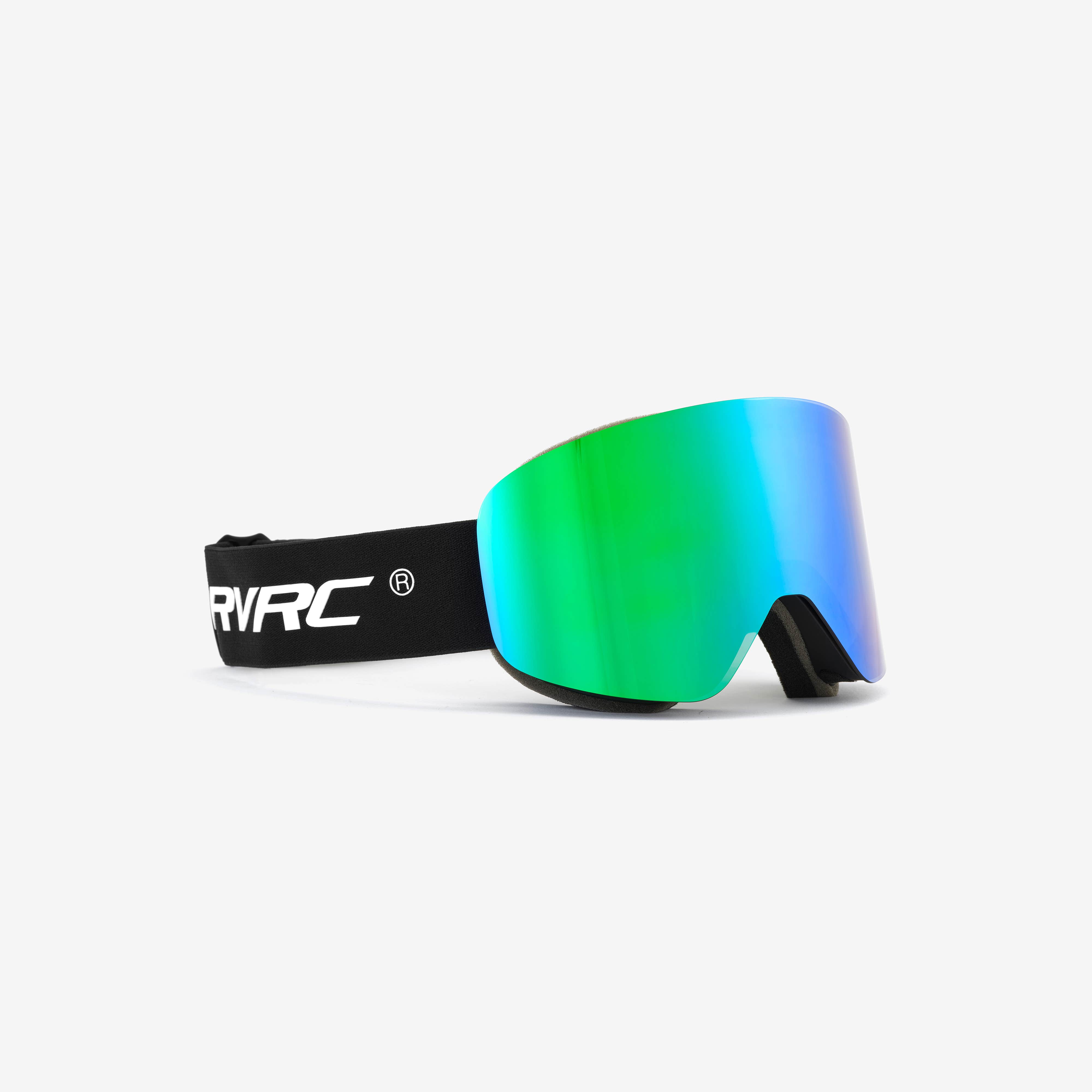 Slope Ski Goggles  Green/Blue Mirror