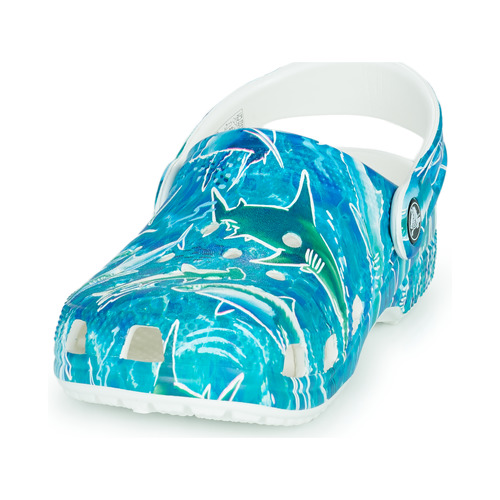 Crocs - CLASSIC POOL PARTY CLOG K - Bleu