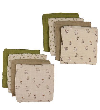 Pippi Baby Spucktücher - Organic - 8er-Pack - 65x65 cm - Sheer B