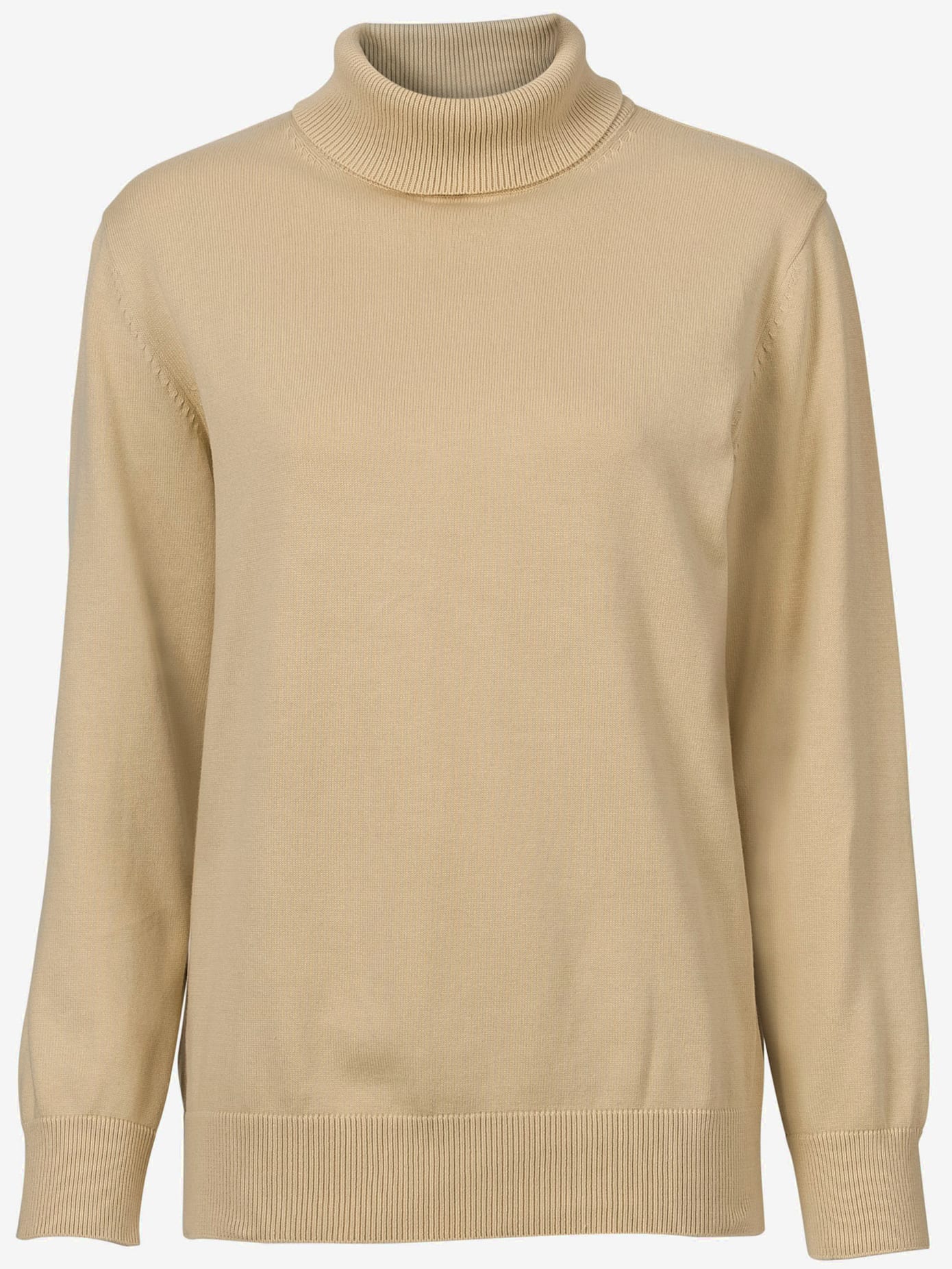 Pull à col roulé pur coton