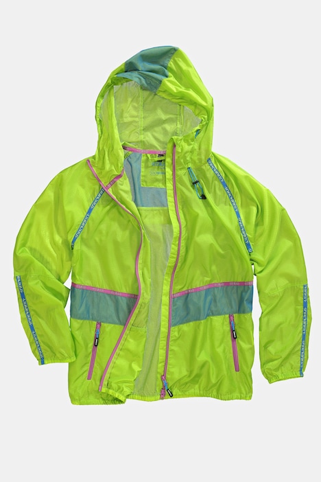 Funktionsjacke, Kapuze, 2-Wege-Zipper, wasserabweisend