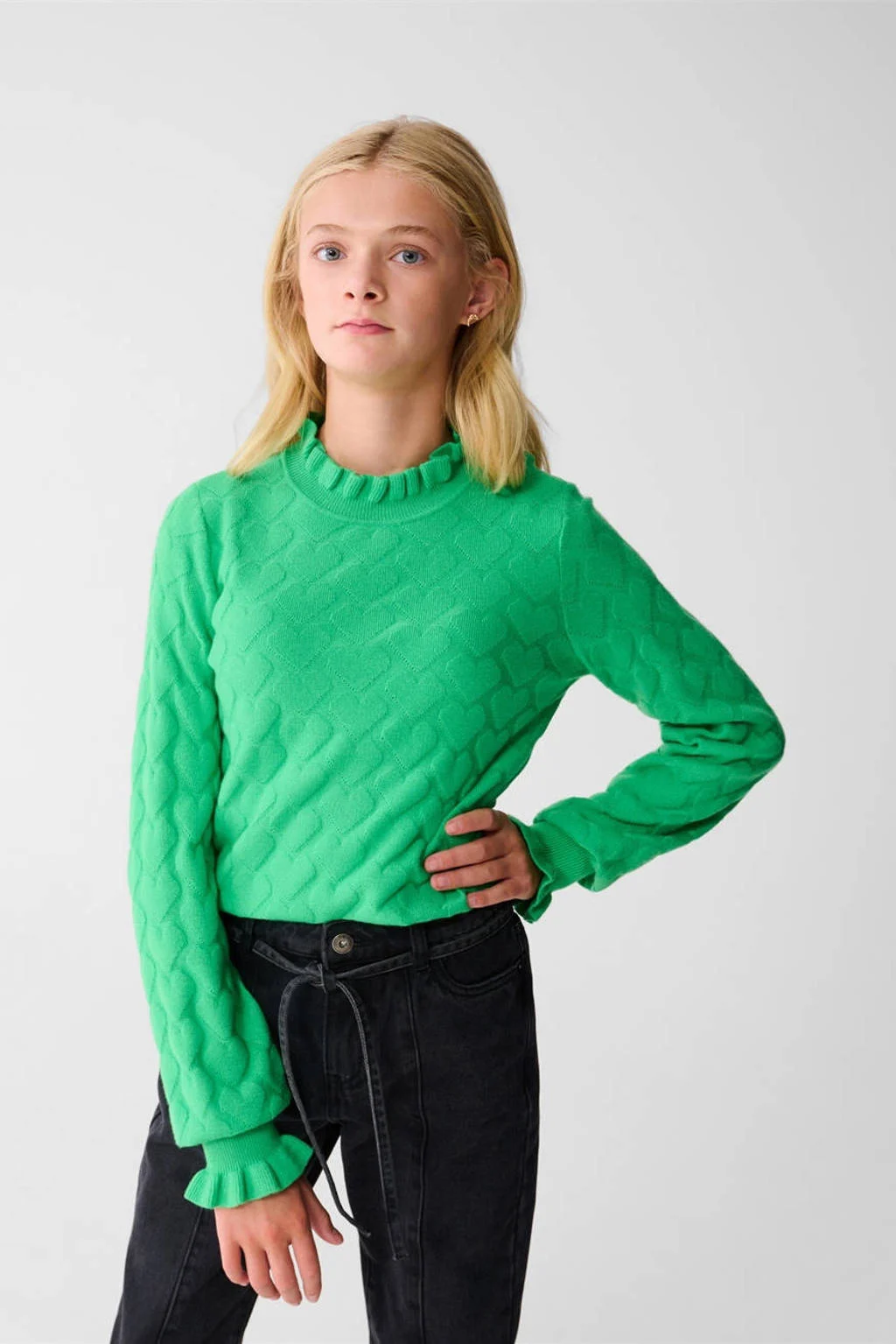 Shoeby longsleeve groen