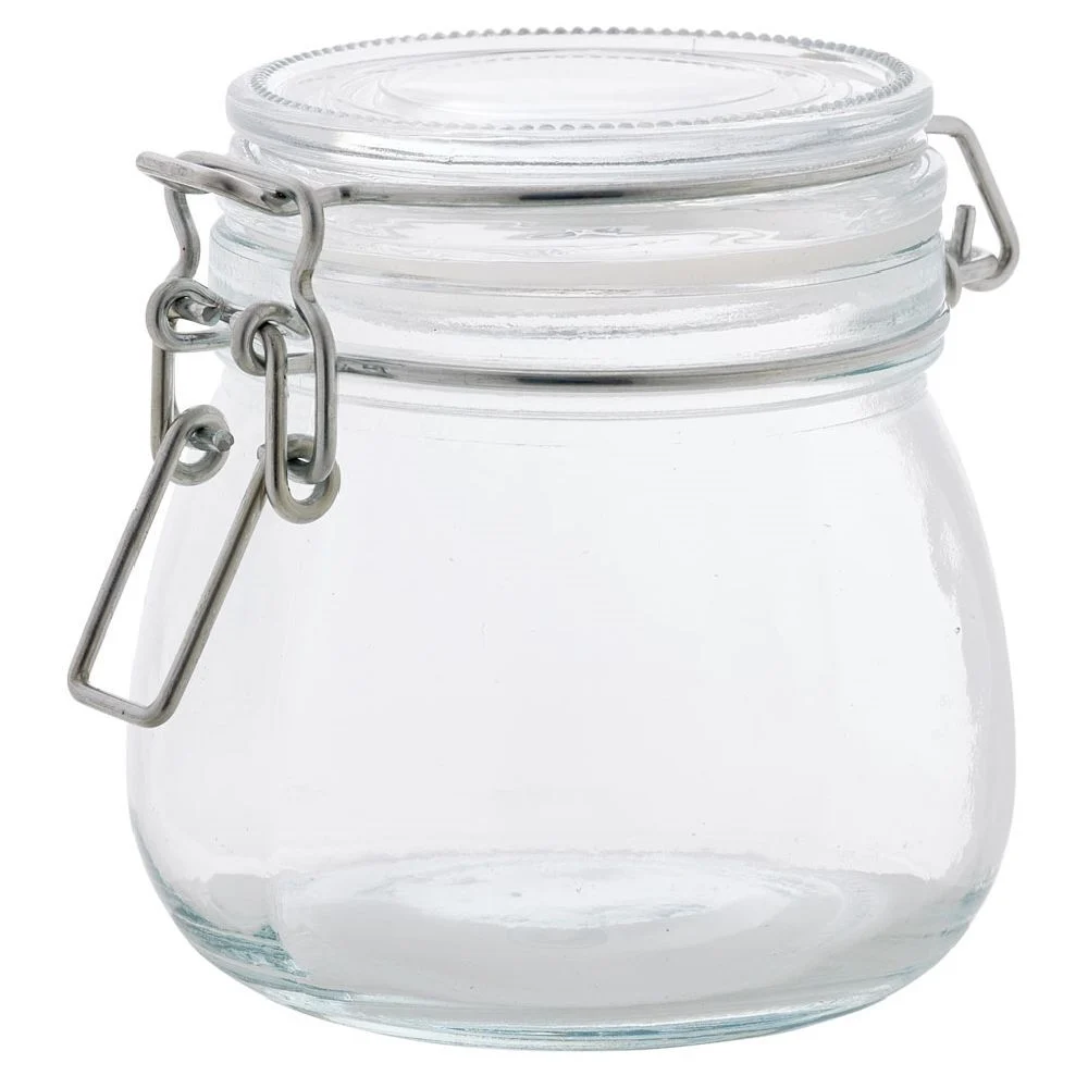 Bocal en verre fermeture mécanique 20cl x6
