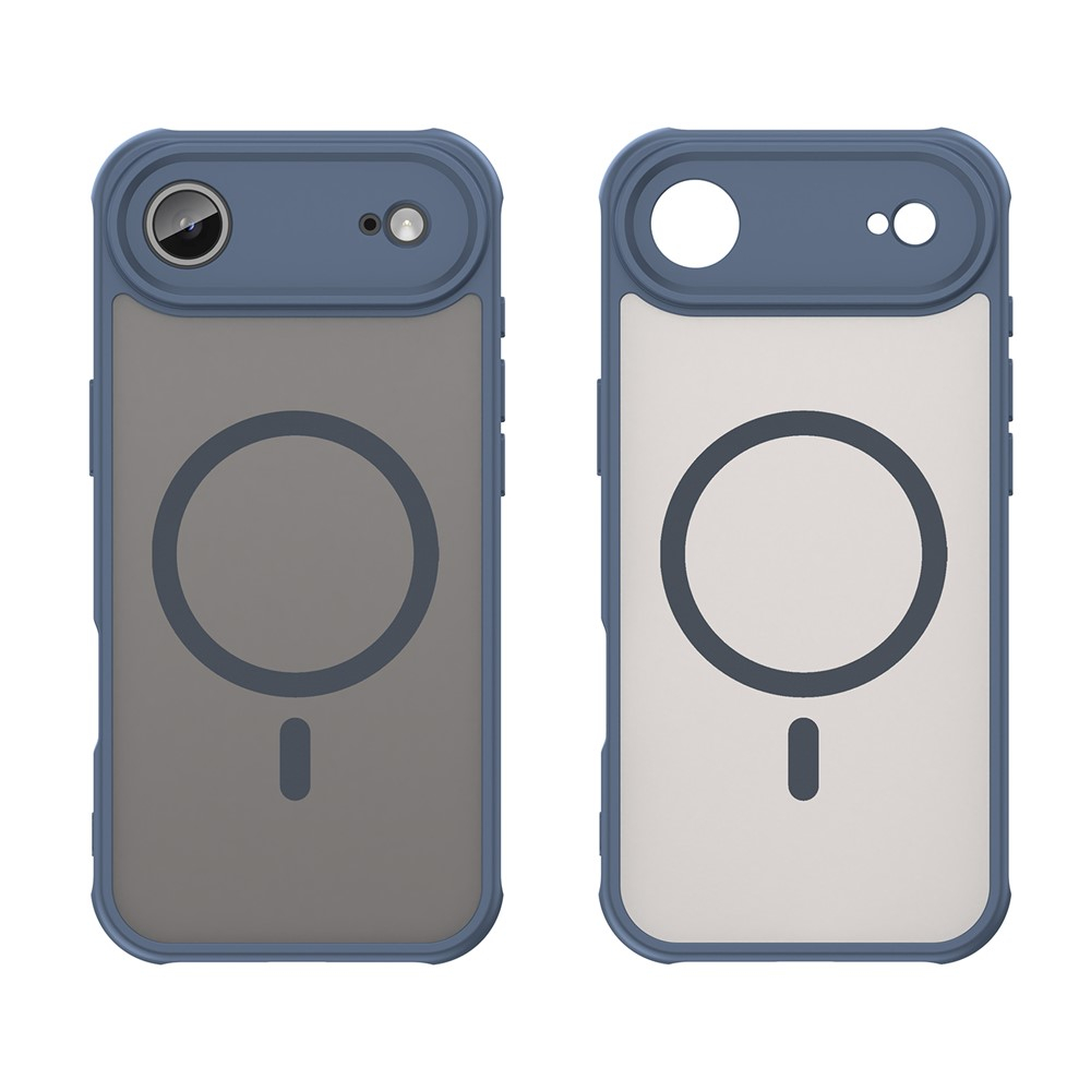 iPhone Air MagSafe Hybrid Hülle mit TPU Bumper - Blau