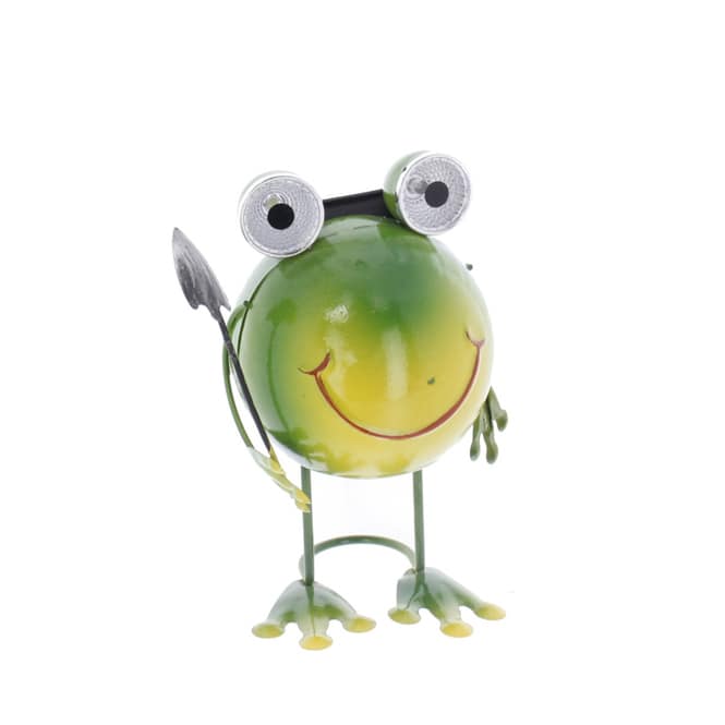 Frosch mit Solar LED - ca. 10 x 8,5 x 16 cm