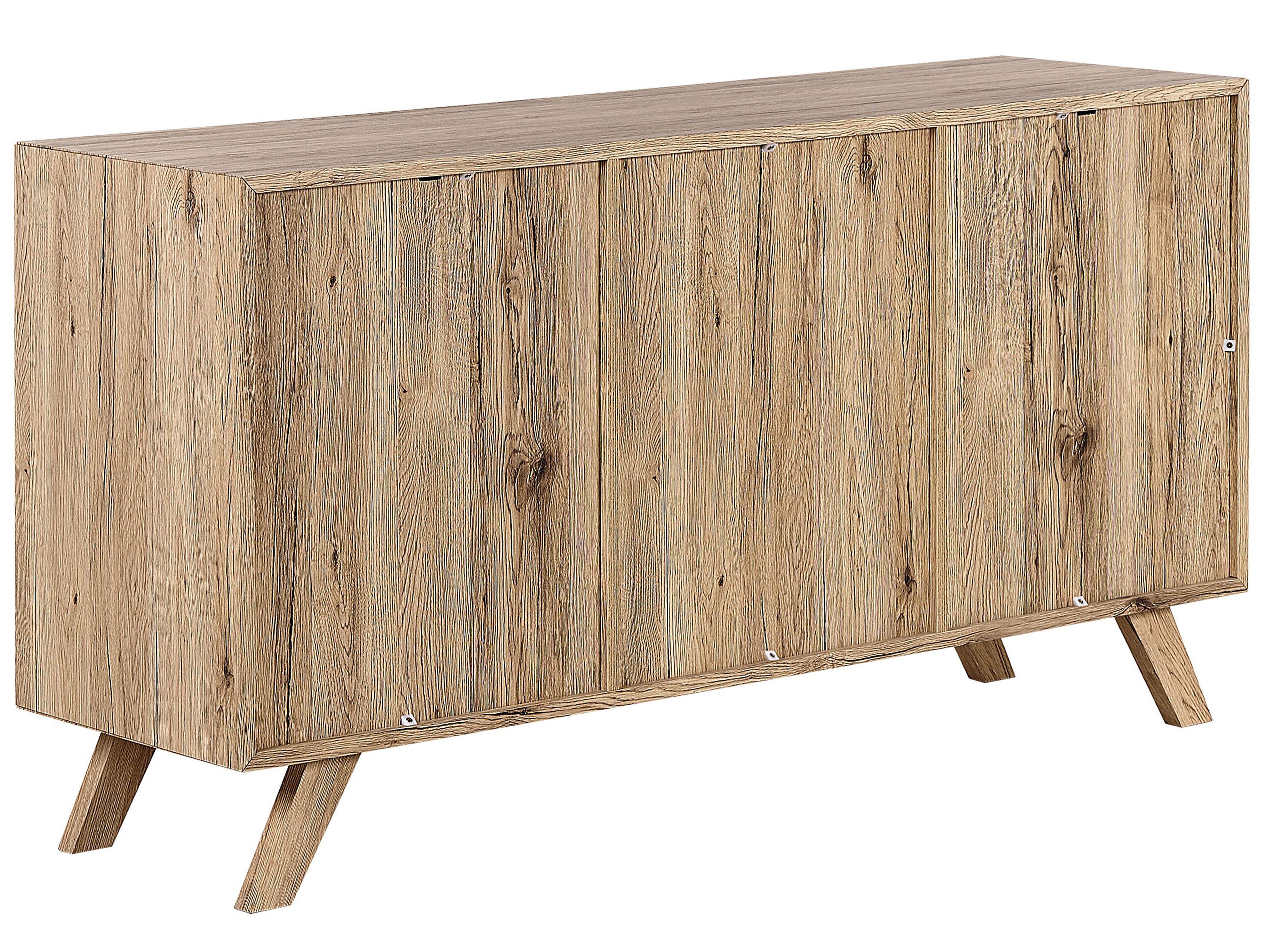Dressoir met 2 deuren FORESTER Bruin/wit
