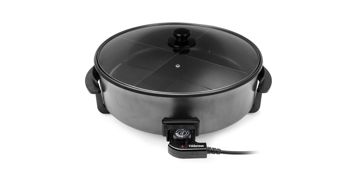 TristarPZ-9145 Multifunctionele hapjespan XXL bak-/braadpan  (Zwart)