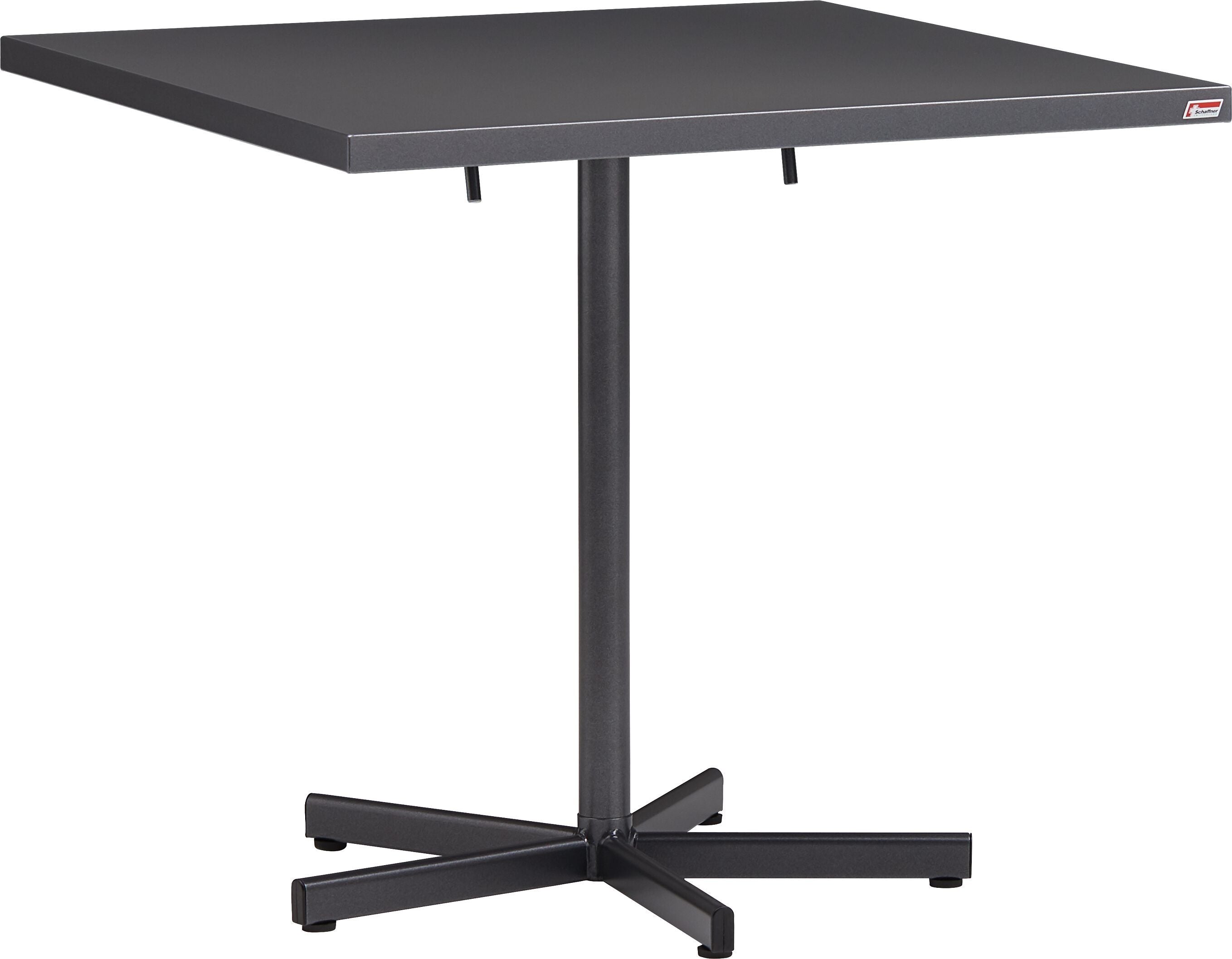 Schaffner VIENNA Klapptisch - Anthrazit / B: 80.0 cm x T: 80.0 cm x H: 72.0 cm