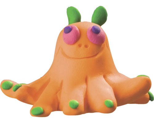 Oranje plasticine 250 g