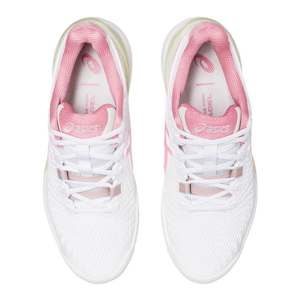 Asics GEL-RESOLUTION 9 PADEL - Chaussures padel Femme white/fruit punch