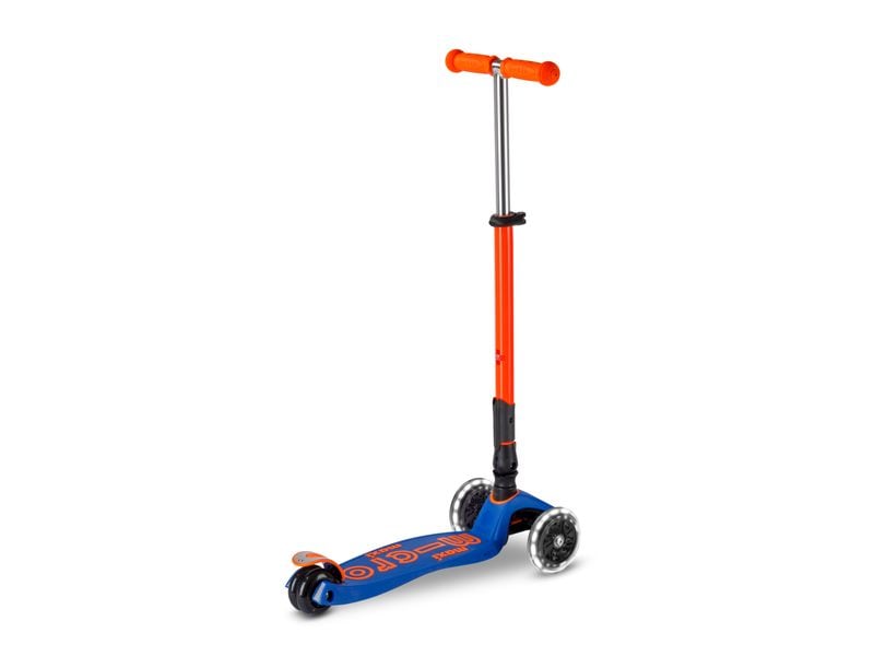 Micro Mobility Scooter Maxi Micro Deluxe Foldable Neon LED Klappbarer Scooter