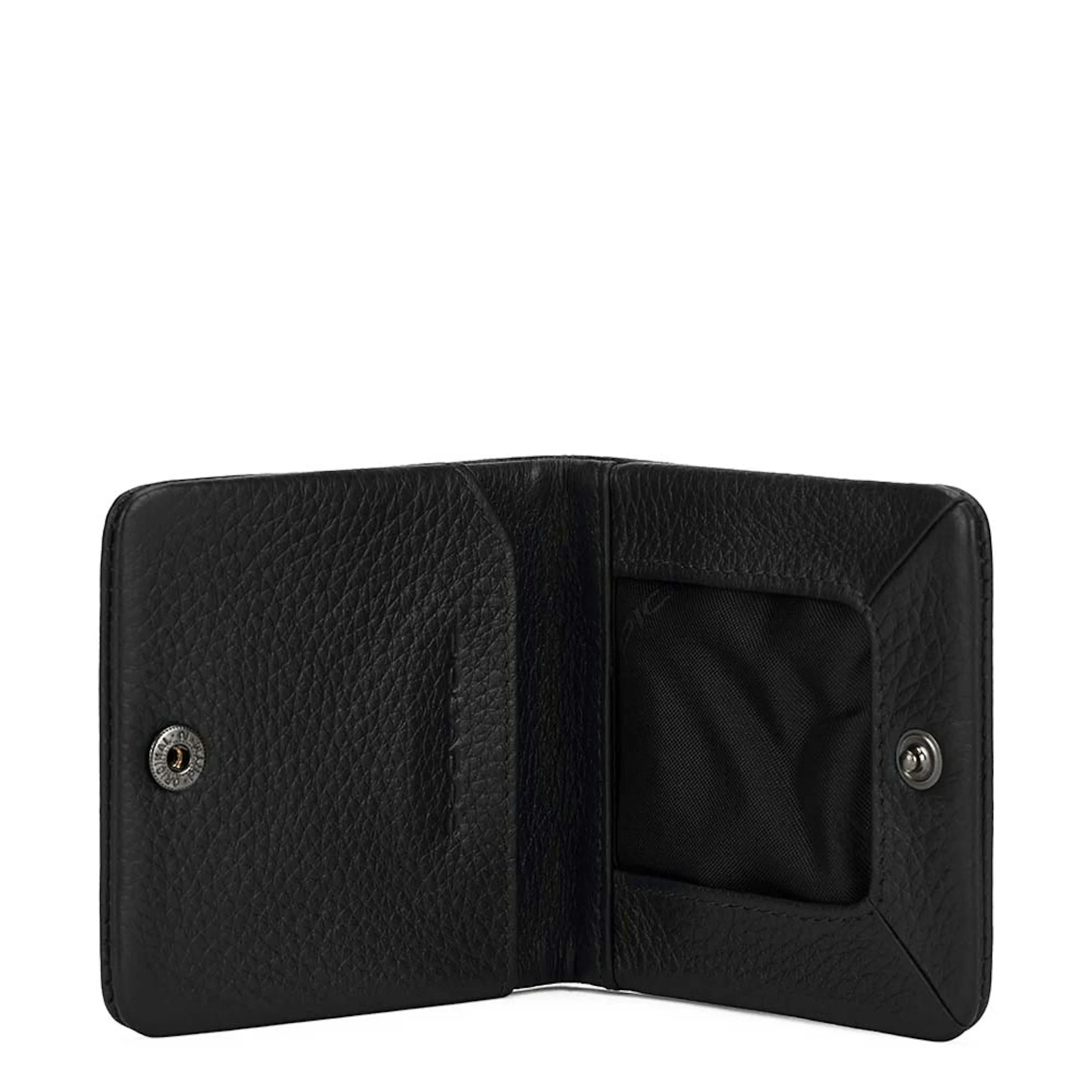 Porte-monnaie en cuir souple | Noir