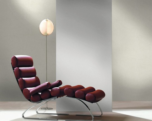 Vliesbehang 53325 Colani VISIONS geometrisch effen crème