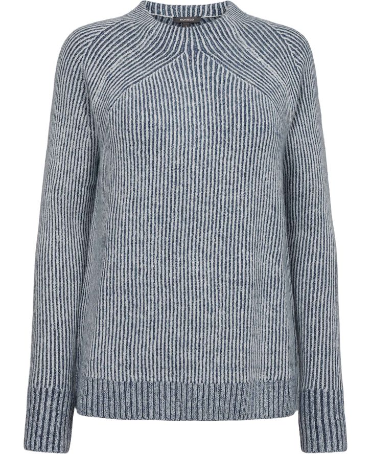 Montego Plated Rib Ragla Smokey blue