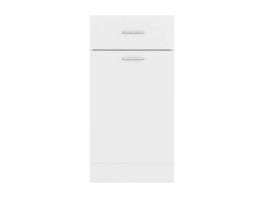 Meuble bas de cuisine Blanc 40x46x81,5