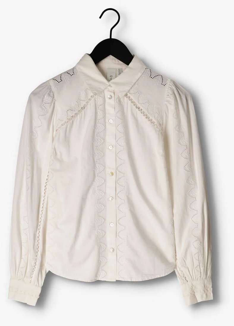 Y.A.S. witte y.a.s. blouse yaskenora ls shirt
