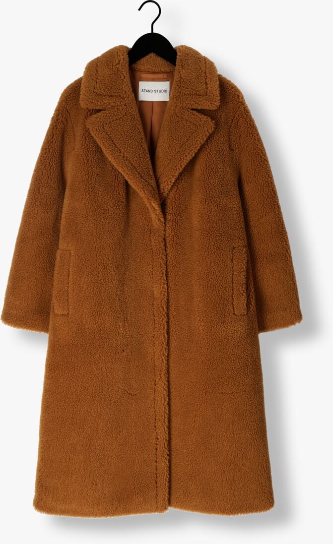 STAND STUDIO camel stand studio teddy jas maria coat