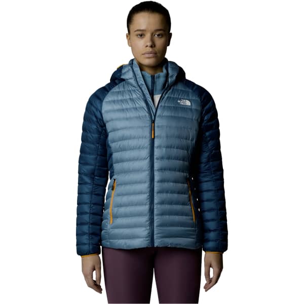 Doudoune ski THE NORTH FACE W BETTAFORCA LT DOWN HOODIE ALGAE BLUE/MIDNIGHT PETROL