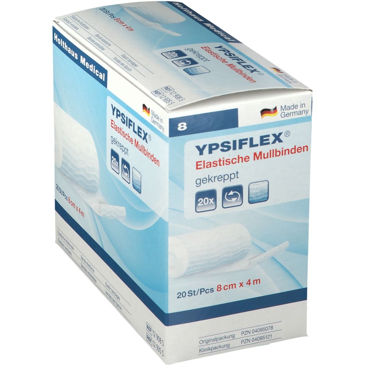 YPSIFLEX® Elastische Mullbinden 8 cm x 4 m