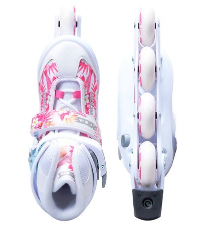 Roces Rulleskøjter - Compy 9.0 Girl - Hvid/Rosa/Lilla