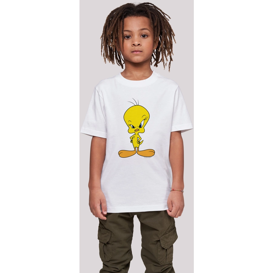 F4NT4STIC T-Shirt Looney Tunes Angry Tweety weiß