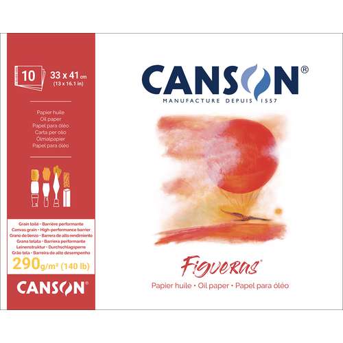 CANSON® Figueras® Öl/Acrylblock, längsseitig geleimt
