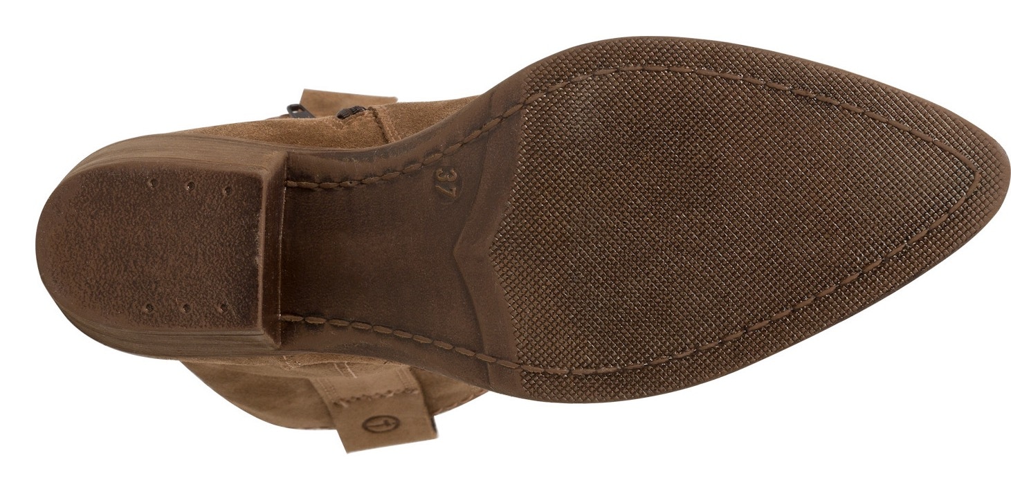 Tamaris Westernstiefel  , Blockabsatz, Cowboystiefel in spitzer Form