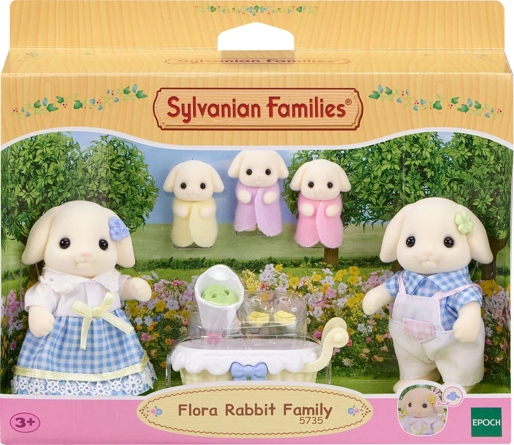LA FAMILLE LAPIN BELIER - SYLVANIAN FAMILLES