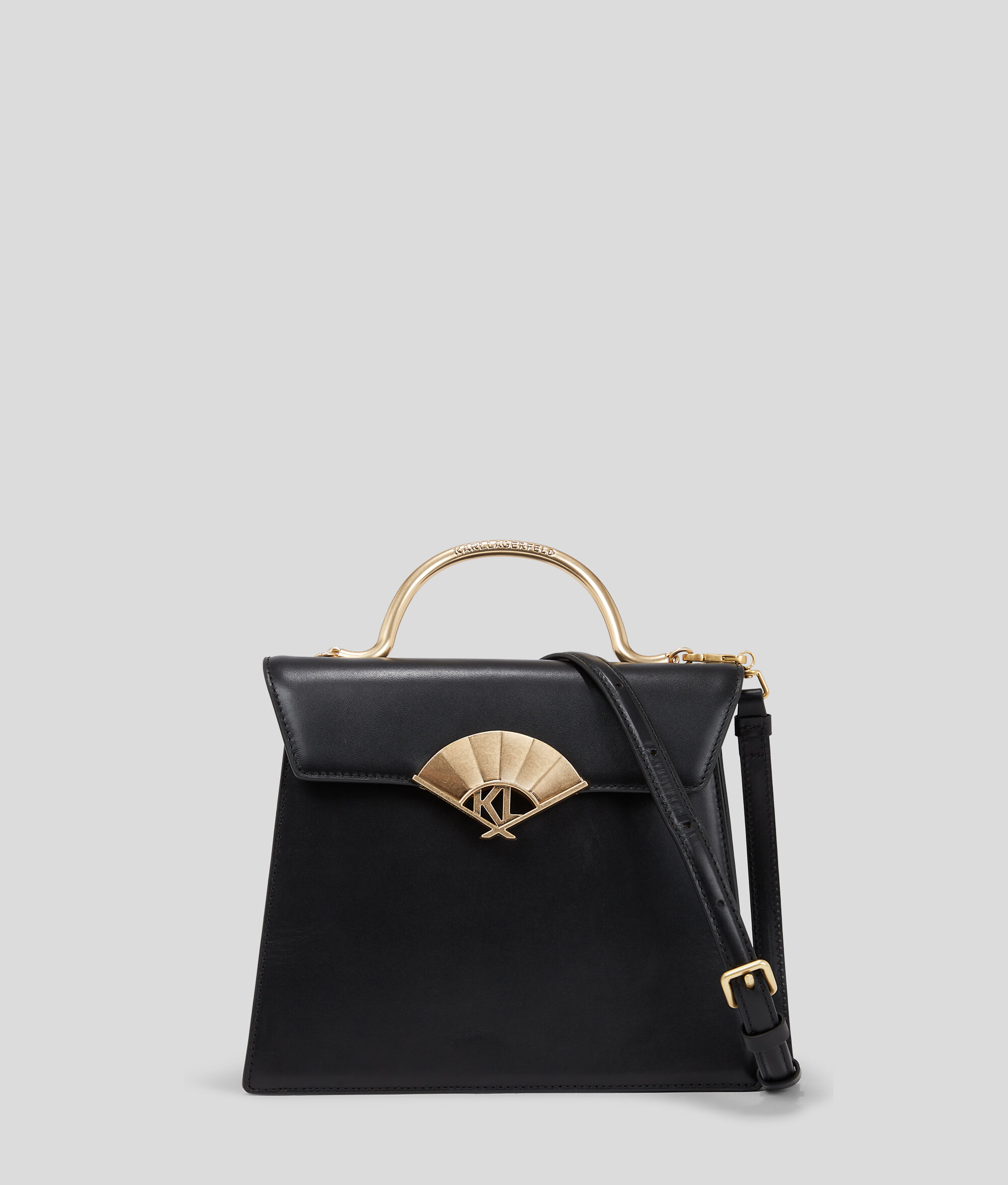 SAC À MAIN TAILLE MOYENNE À MOTIF ÉVENTAIL K/ARCHIVE