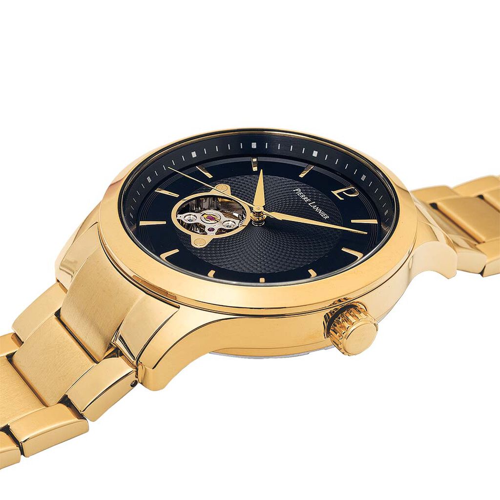 Montre Pierre Lannier Fleuret Noir