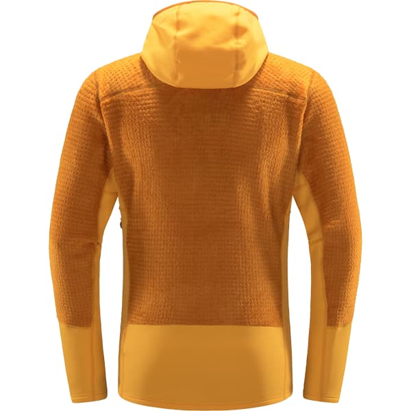 Veste polaire randonnée HAGLÖFS ROC SPITZ MID HOOD M DESERT YELLOW/SUNNY YELLOW