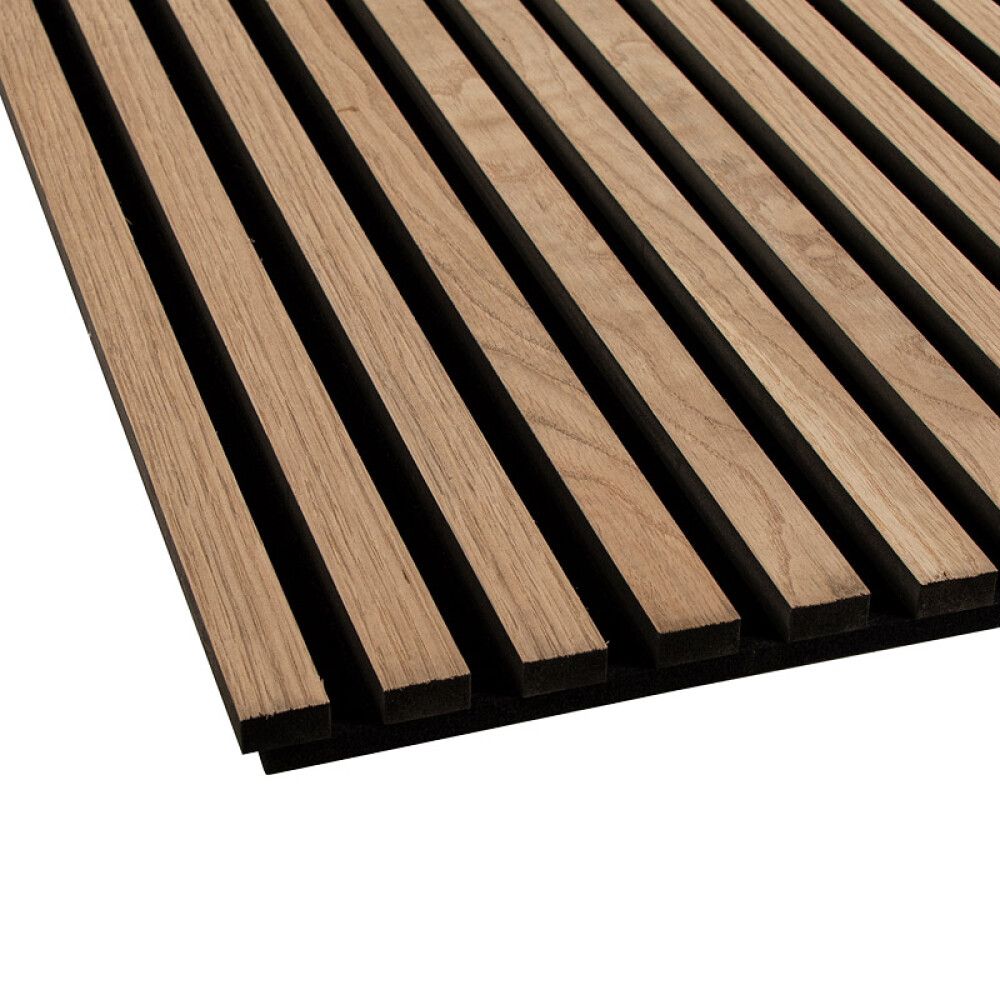 AKUSTIKKPANEL VILLA LYS EIK 2440X605X22MM