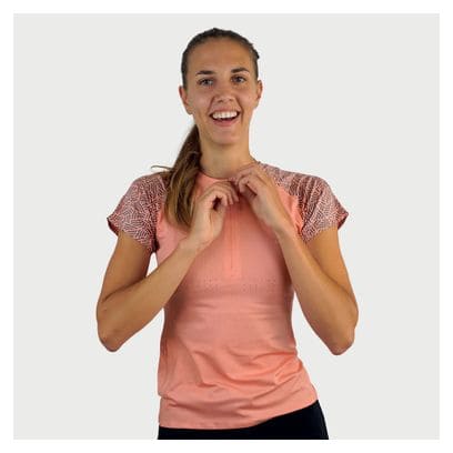 Maillot Manches Courtes Femme Raidlight R-Light Rose