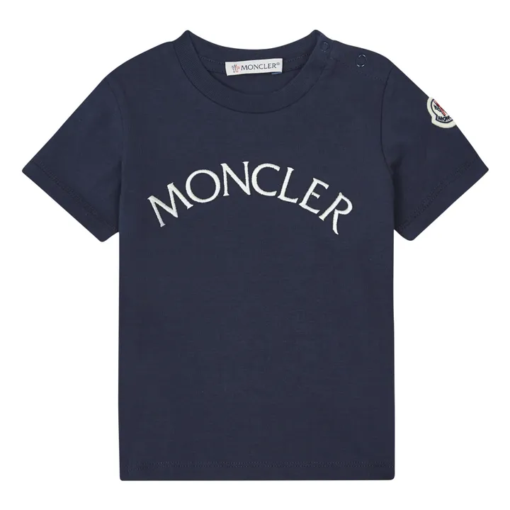 Moncler T-shirt Logo | Bleu marine